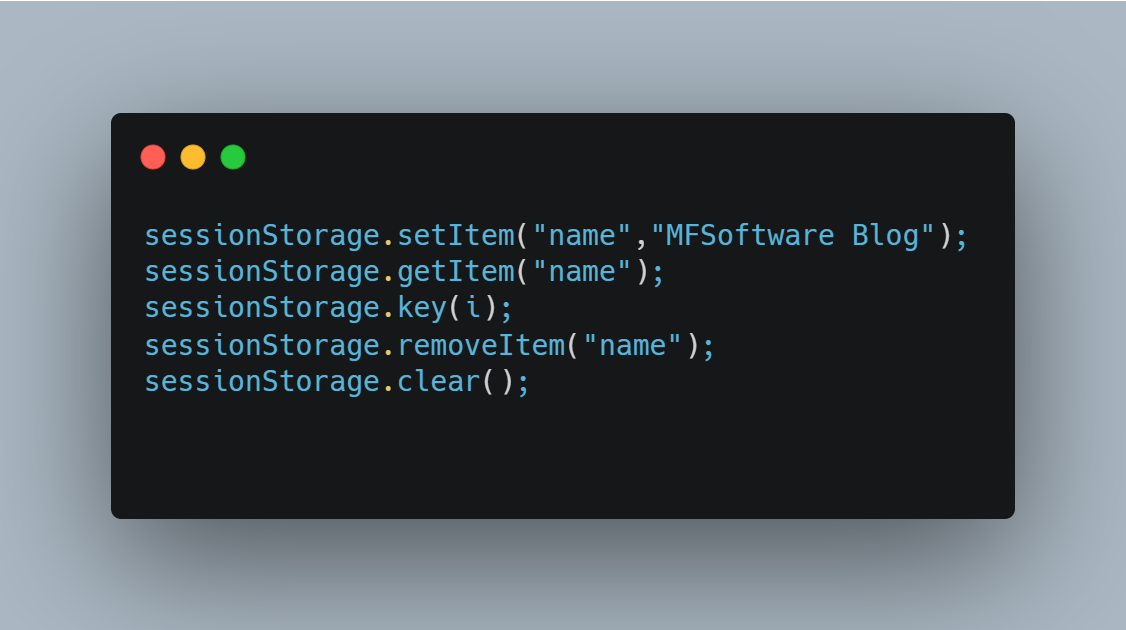 Sessionstorage. ENDSWITH Python.